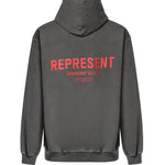 Felpa in cotone con logo OCM41113 02 REPRESENT 