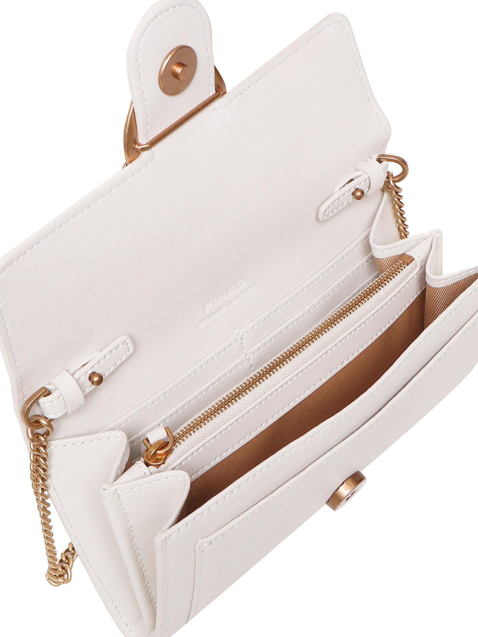 Portafoglio Love Bag Simply in pelle 100062 A0F1Z14Q PINKO 