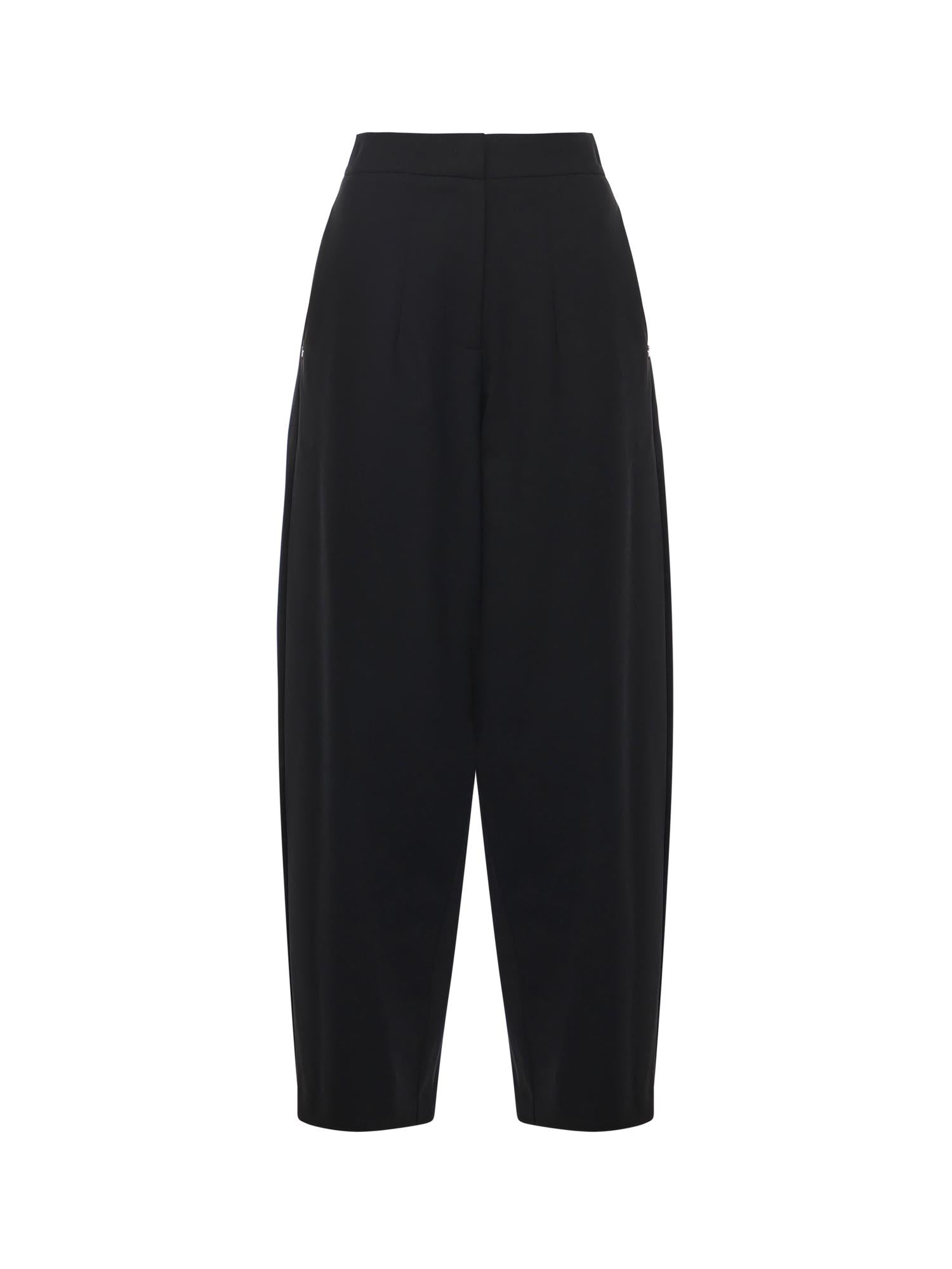 Pantalone balloon in misto lana DP9936 NERO OTTOD'AME 