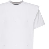 T-shirt Outline Logo PRESS25M09089 WHT02 HELIOT EMIL 