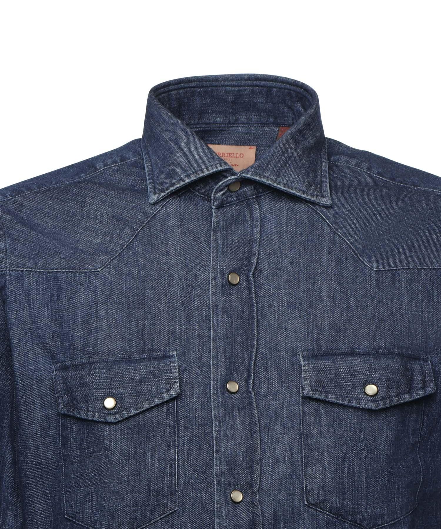 Camicia in denim di cotone 13050 1 BORRIELLO NAPOLI 