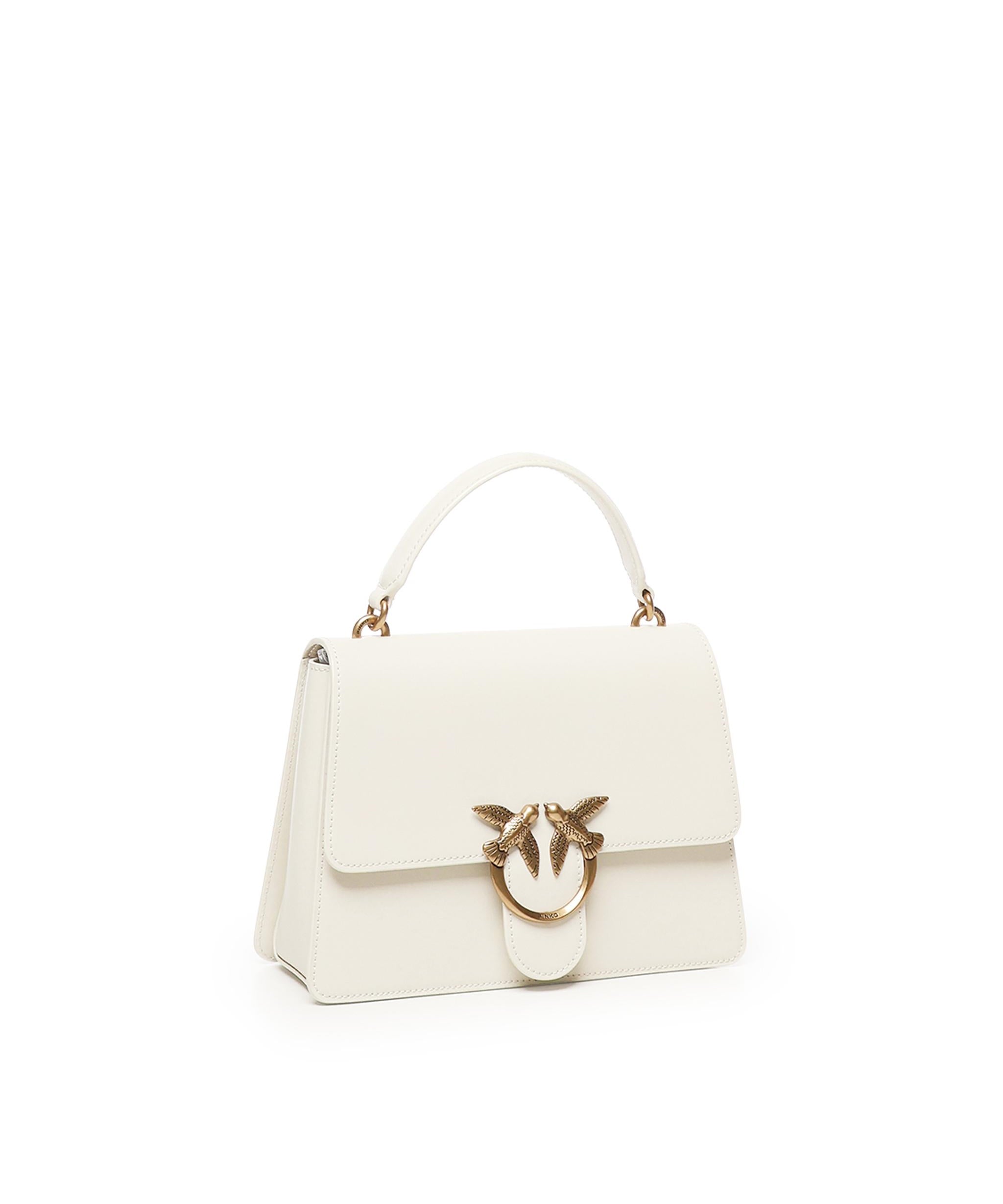 Borsa media a mano Love Bag Top Handle in pelle 100066 A0F1Z14Q PINKO 