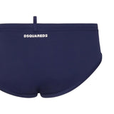 Costume da bagno con logo D7B396010 412 DSQUARED2 