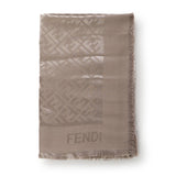 Scialle in seta e lana FF Jacquard FXT069 AJW7F1N3T FENDI 