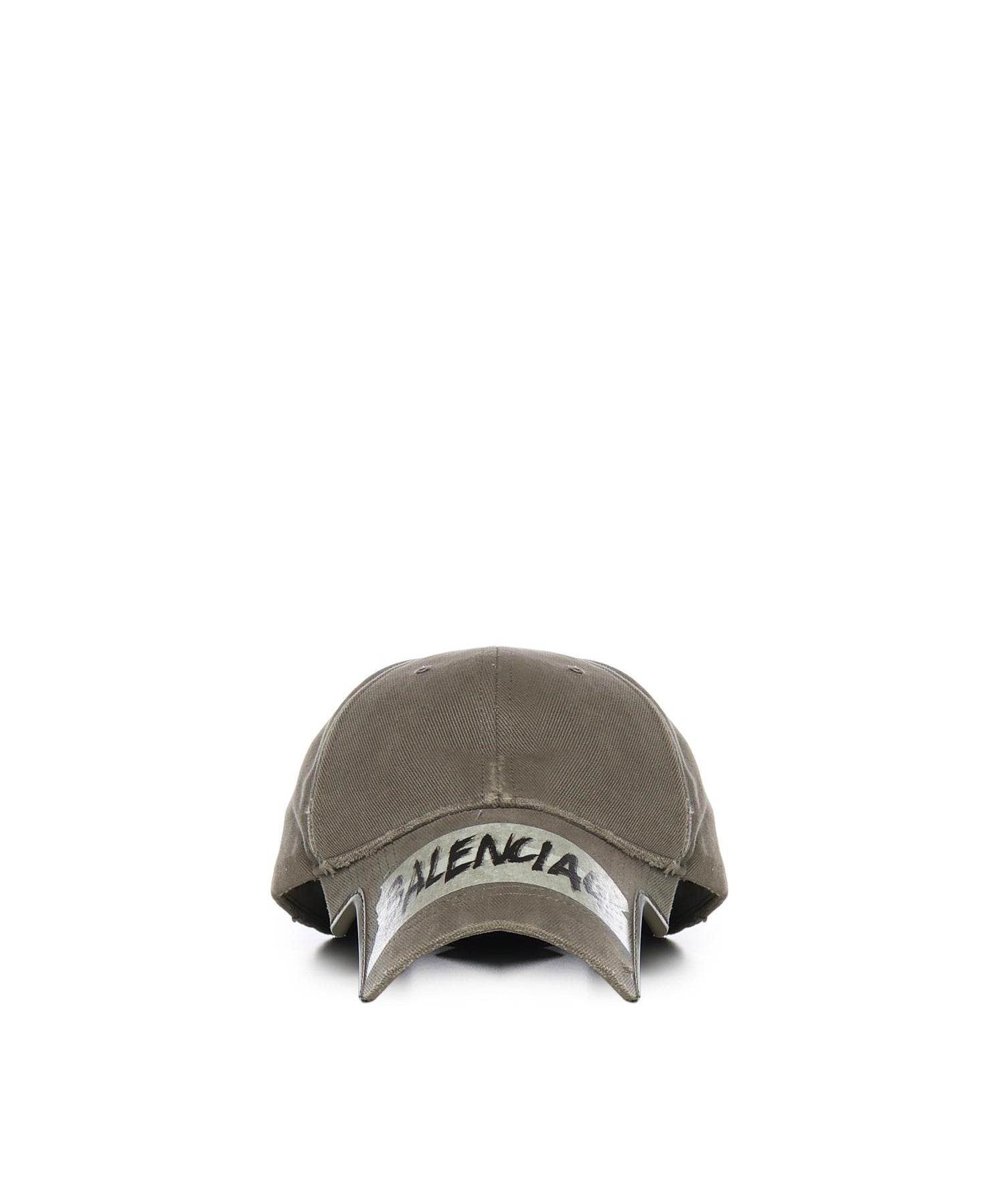 Berretto Masking Tape in drill di cotone 858087 410B22840 BALENCIAGA 