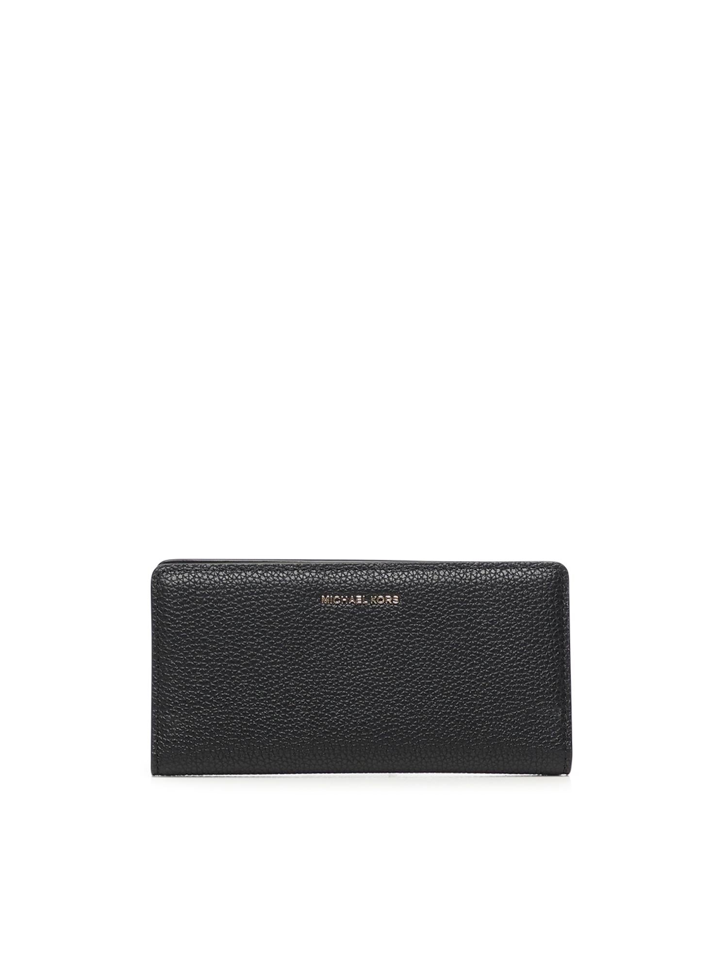 Portafoglio Bryant in pelle con logo 32S5GYTP3L 001 MICHAEL MICHAEL KORS 