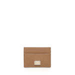 Portacarte in pelle con targhetta logata<BR/> BI0330 A10018M417 DOLCE & GABBANA 