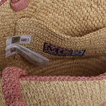 Borsa Marcy in raffia con nappetta e logo MARR001 00415L MC2 SAINT BARTH 