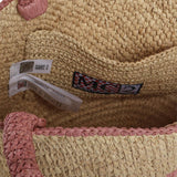 Borsa Marcy in raffia con nappetta e logo MARR001 00415L MC2 SAINT BARTH 