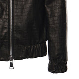 Giubbotto Go Hard in pelle GO HARD COCCONERO GIULIANO GALIANO 