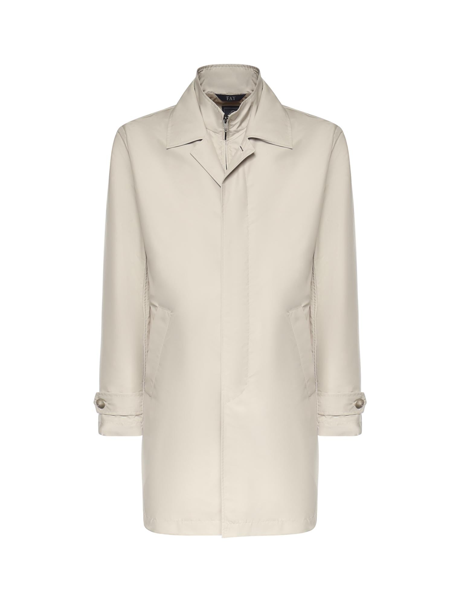 Morning coat in popeline tecnico NAM62520030AX2 B207 FAY 