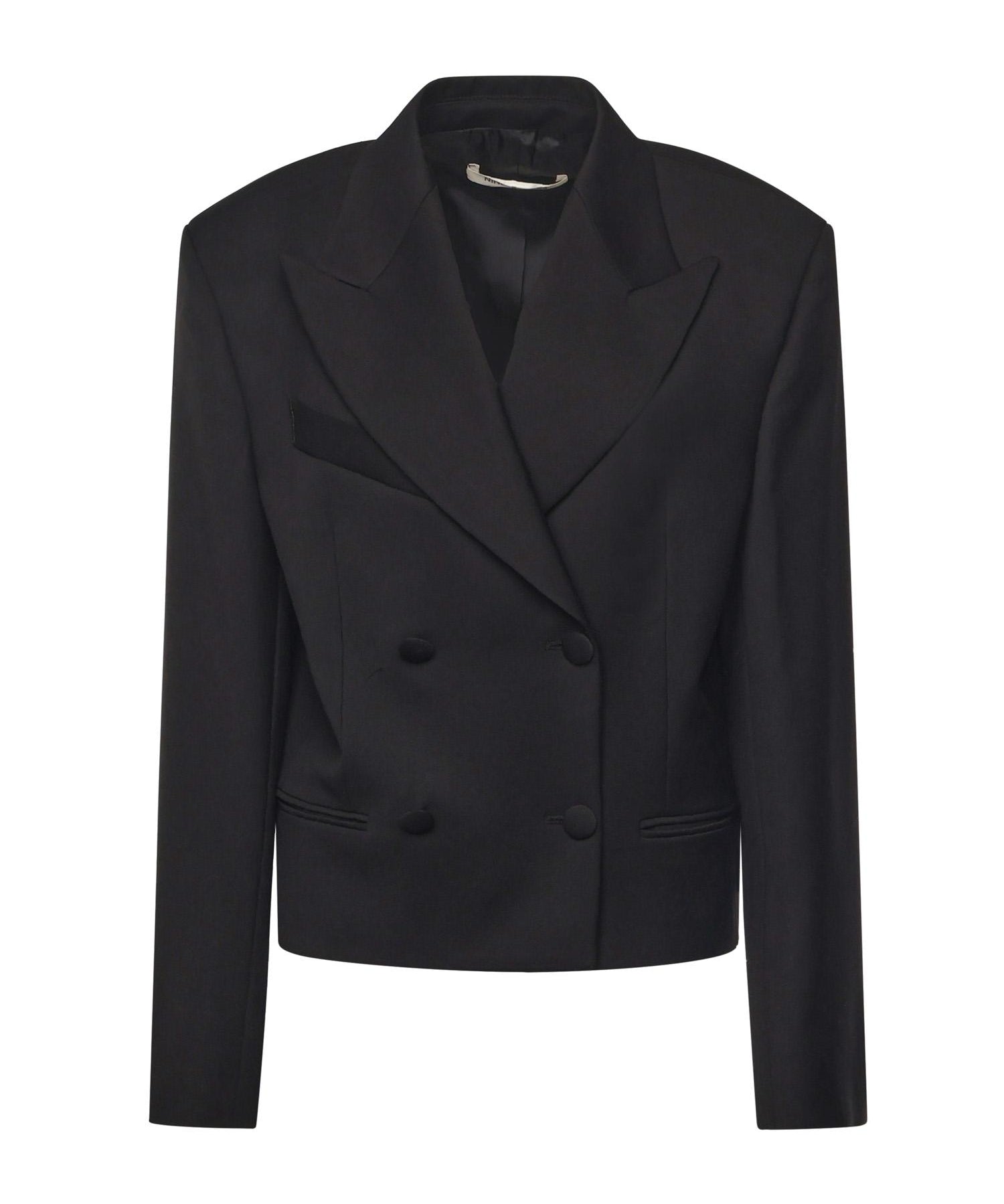 Blazer cropped smoking 26FWNCP-0015  NINEMINUTES 
