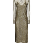 Abito midi rete paillettes 104709 A2EXX26 PINKO 