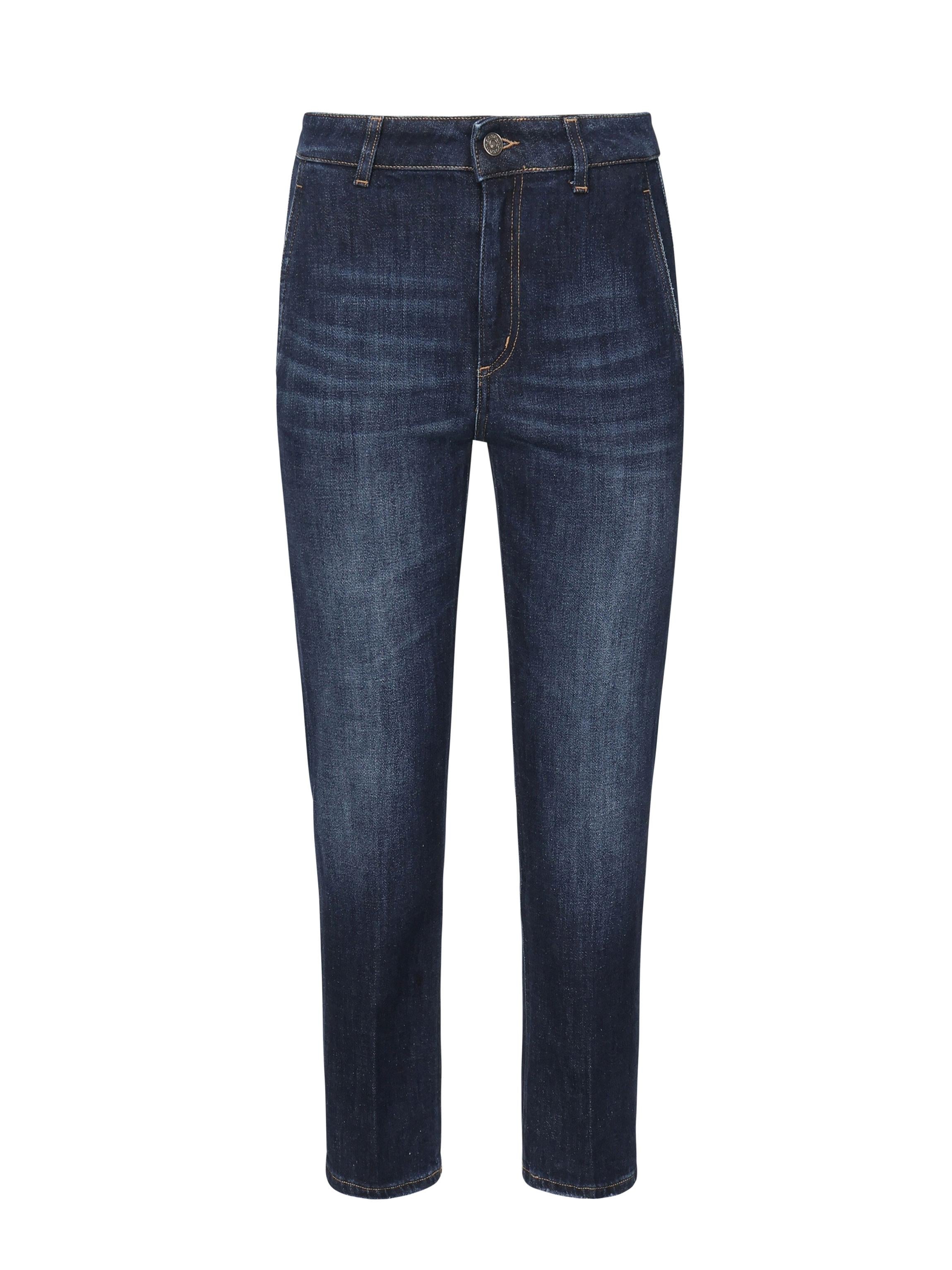 Jeans Willa loose in denim stretch DP756 DS0229DHR6800 DONDUP 