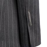 Blazer monopetto in fresco di lana gessato DJ847 ES0080D903 DONDUP 