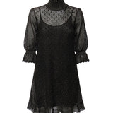 Mini abito in maglia di lurex CH26SMR03620 0YY CHLOÉ 