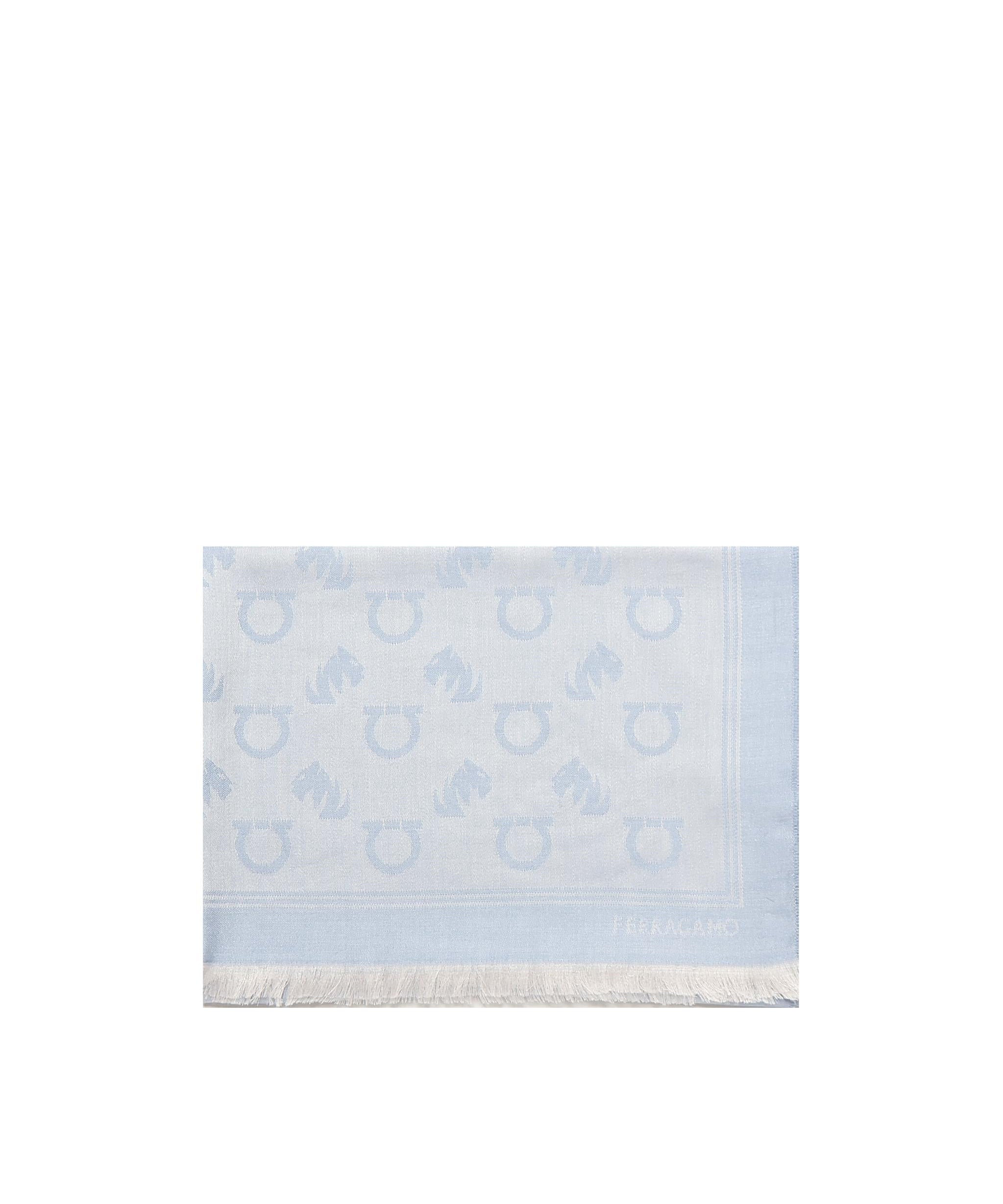 Stola jacquard Gancini Monogram 520141 785237001 FERRAGAMO 