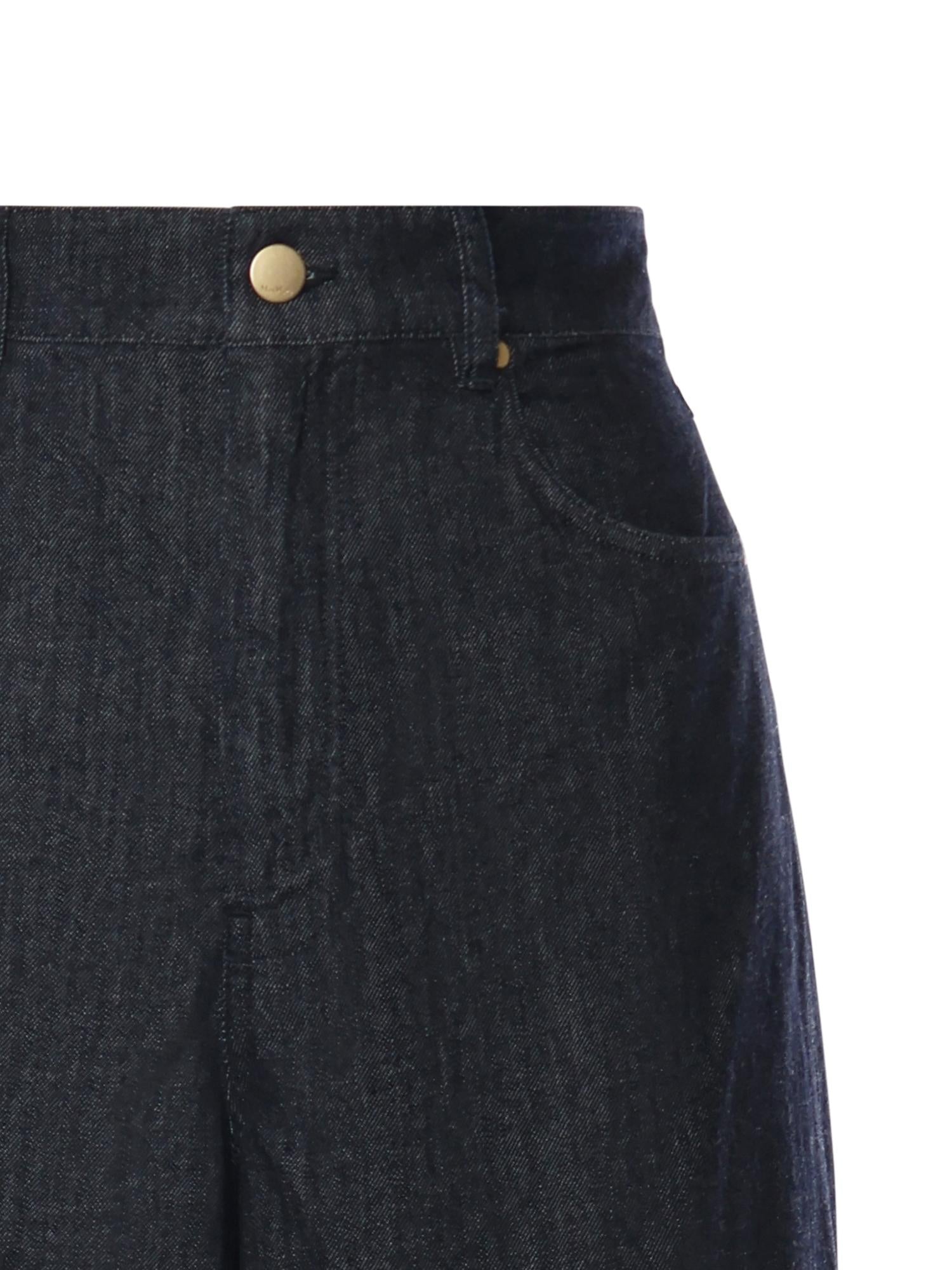 Jeans dritti in denim di cotone 2619181041600 001 'S MAX MARA 