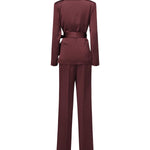 Tailleur Iris <BR/> TAILLEUR IRIS BORDEAUX THE ARCHIVIA 