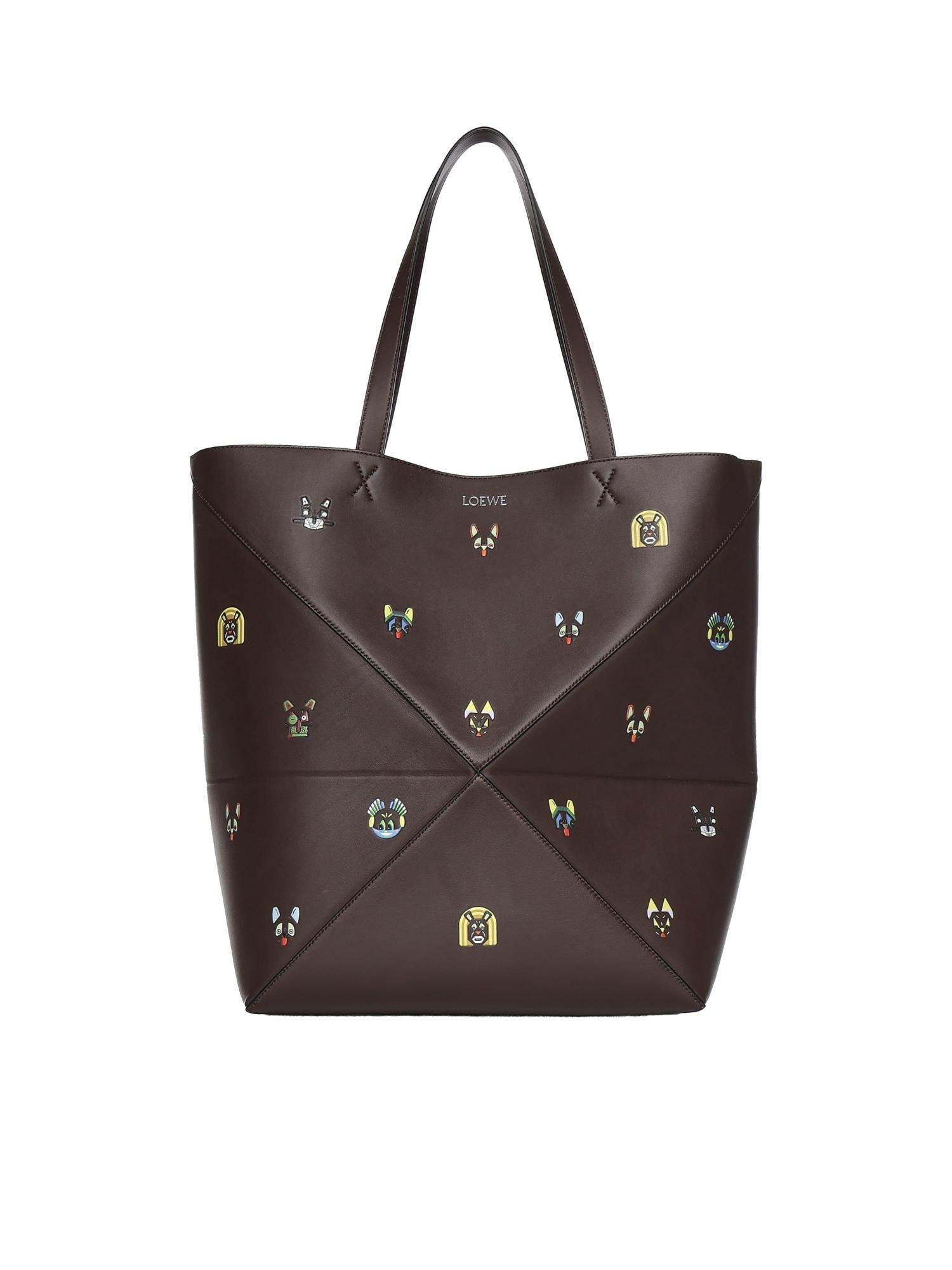 Borsa tote Puzzle Fold XL in nappa B779Q18X56 3100 LOEWE 