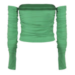 Top drappeggiato T130705A TJV020409 THE ANDAMANE 