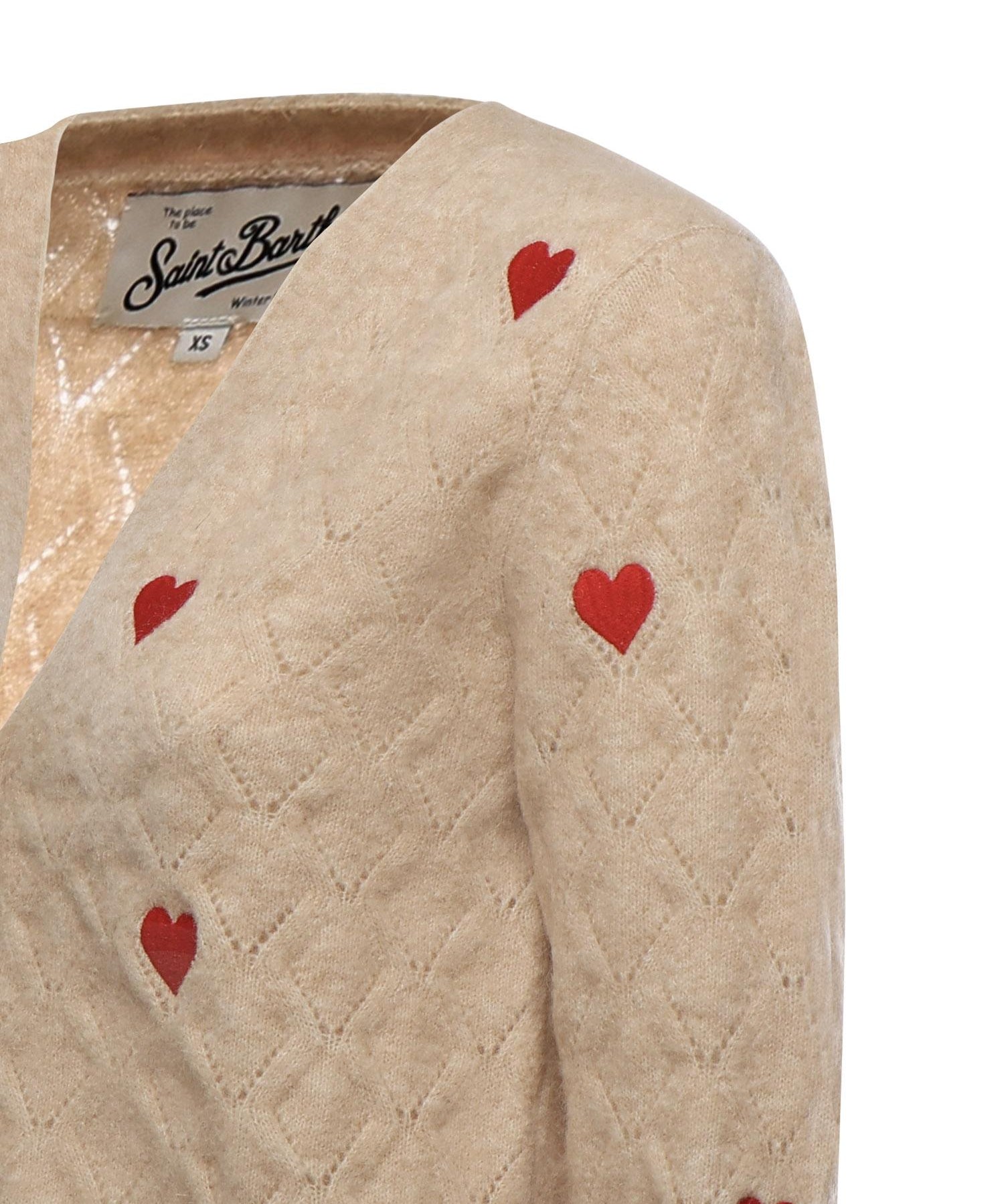 Cardigan in misto lana DNN0001 02159I MC2 SAINT BARTH 