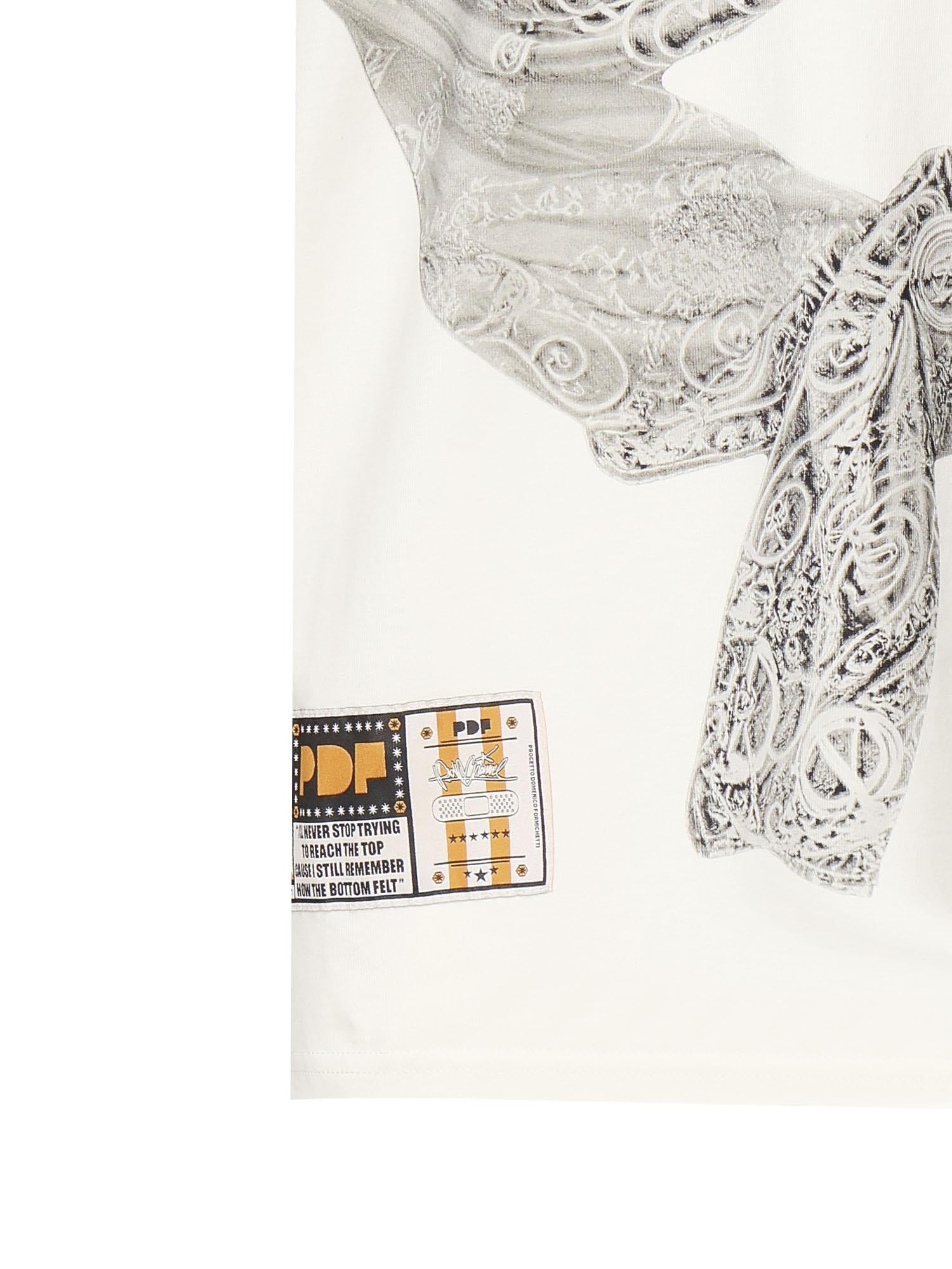 T-shirt con stampa DFM54029TJ110 NO WASH WH/FK PDF CHANNEL 