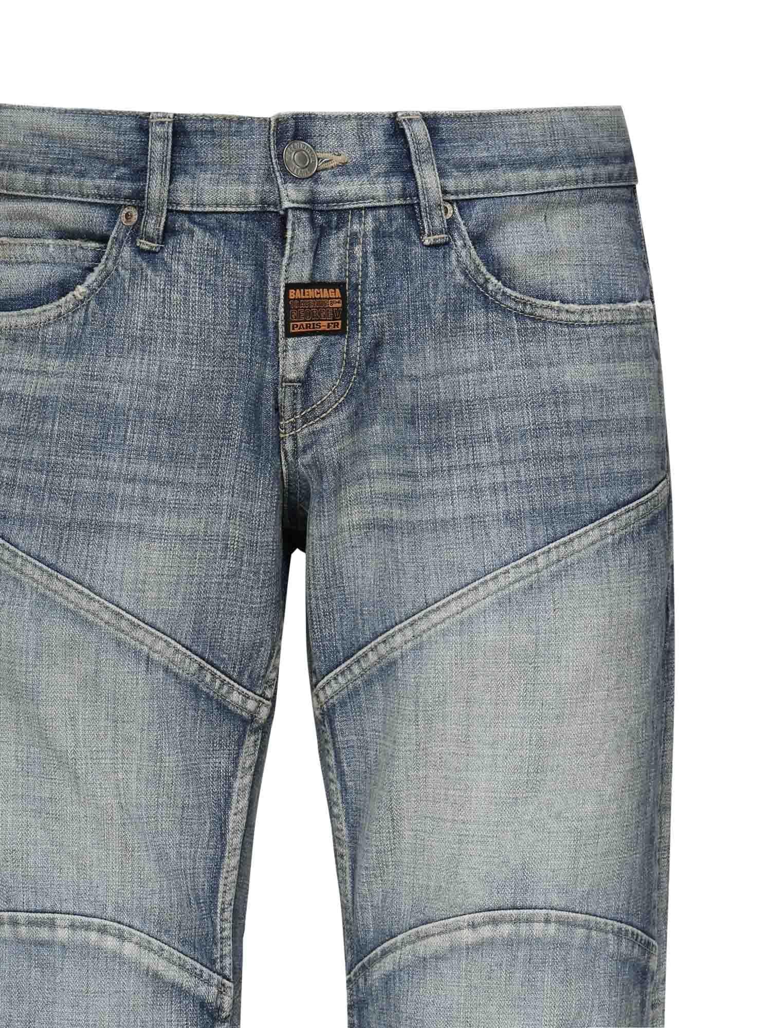 Jeans a vita bassa in denim 833433 TSW694200 BALENCIAGA 