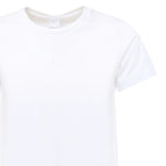 T-shirt maniche corte logo ricamato 100355 A2HNZ04 PINKO 