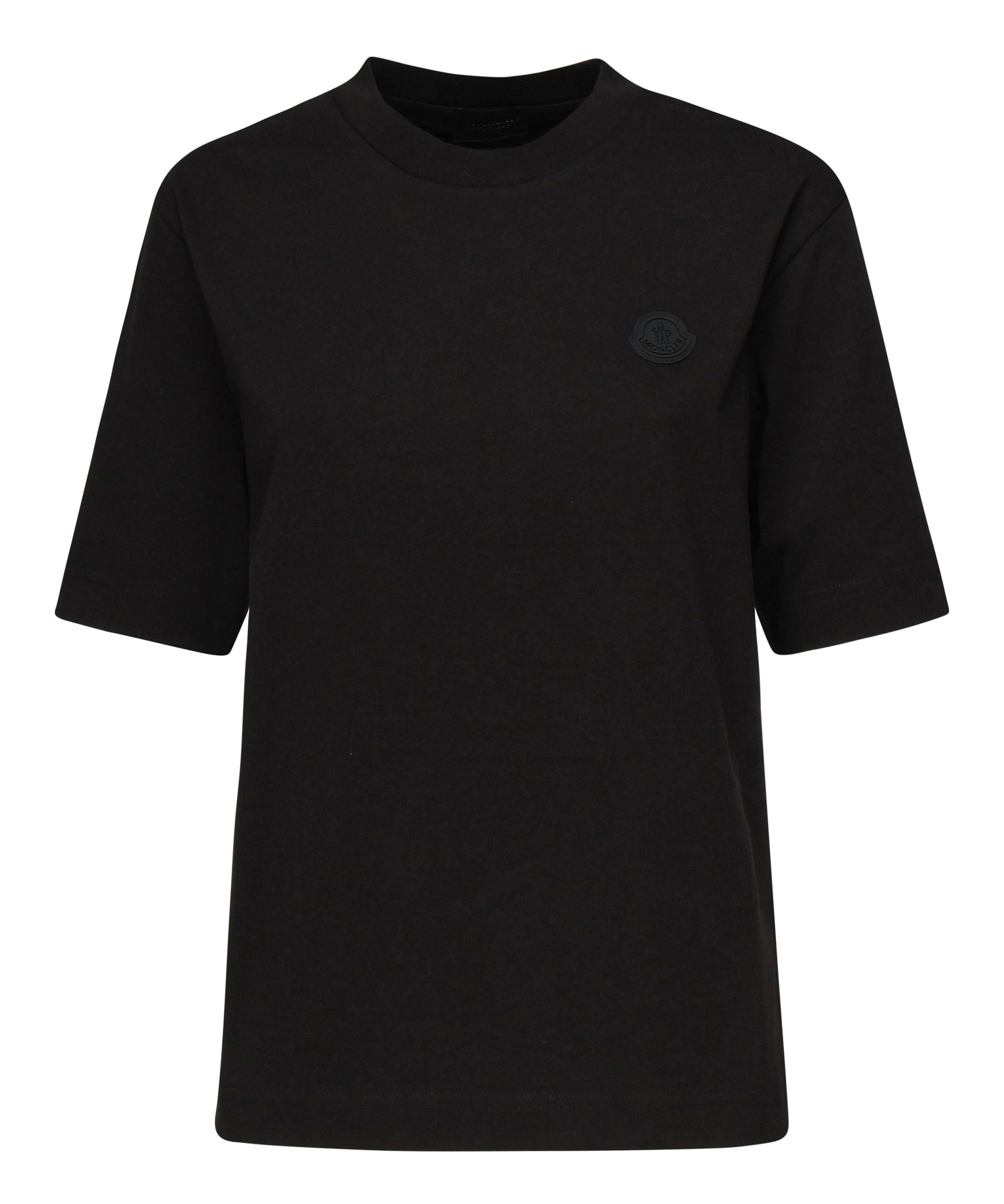 T-shirt con patch logato in silicone K10938C00005 89A17999 MONCLER 