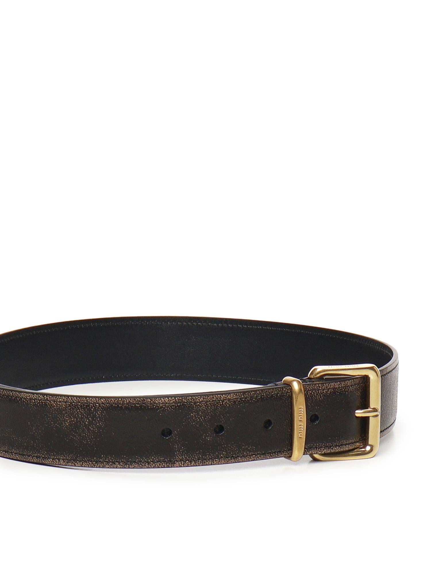 Cintura in pelle 5CC536 2F6PF0201 MIU MIU 