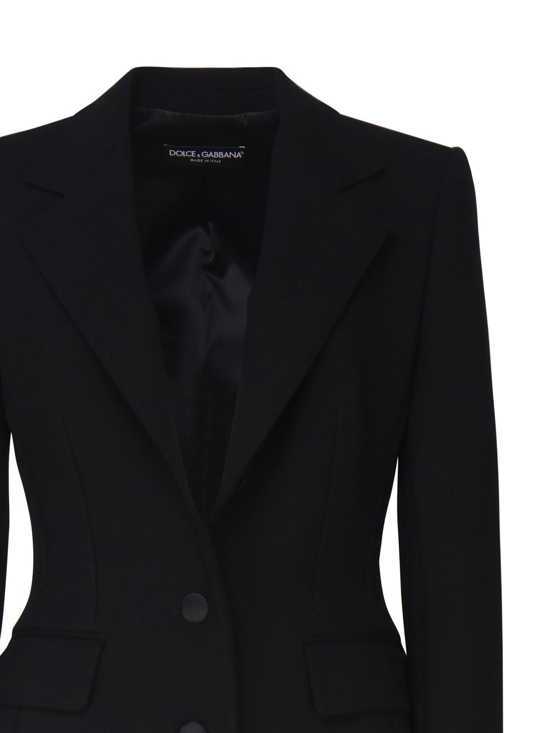 Giacca Dolce monopetto in lana F27AWT FUBF1N0000 DOLCE & GABBANA 