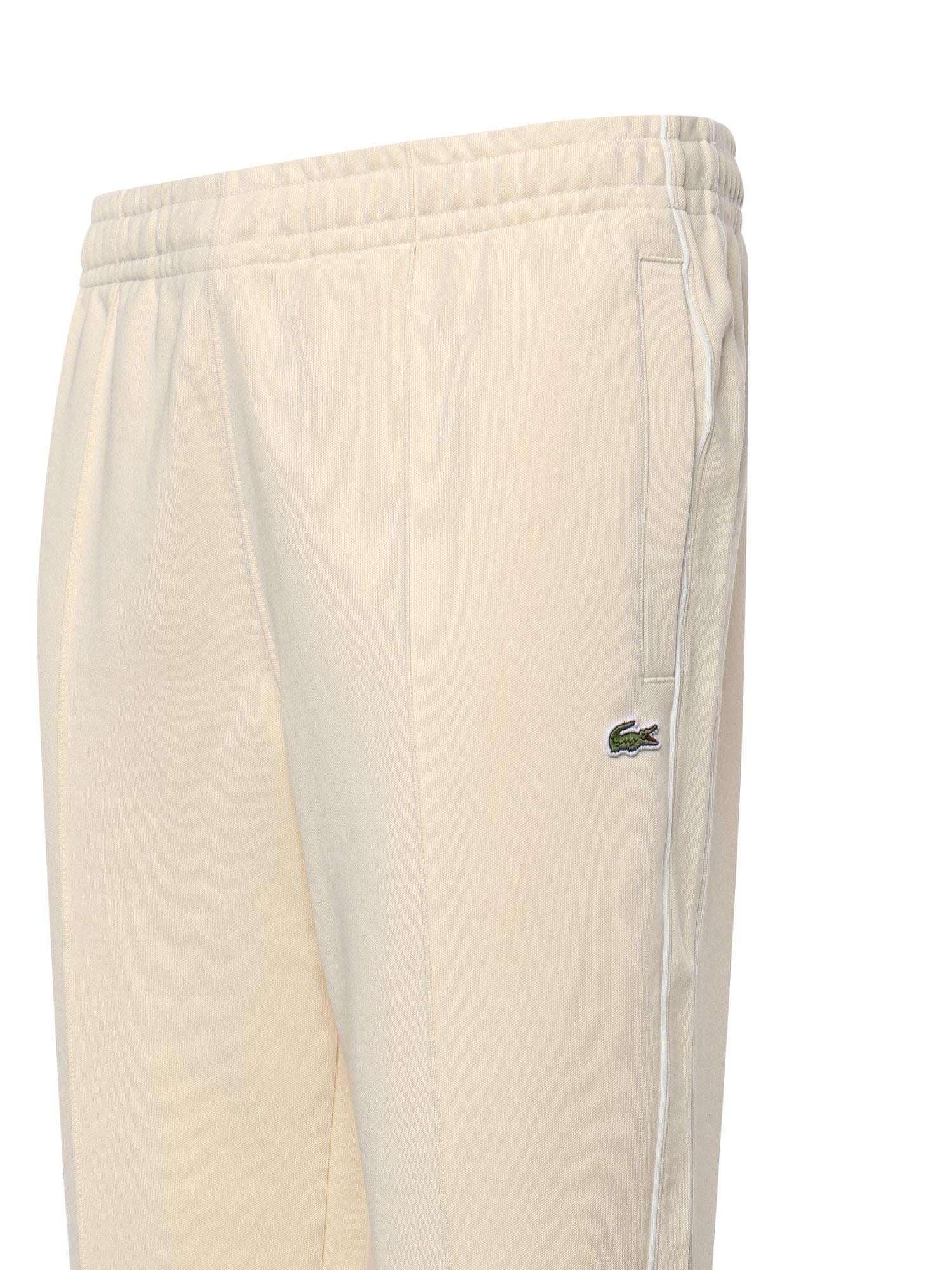 Pantalone jogger in piqué XH0628 056 LACOSTE 