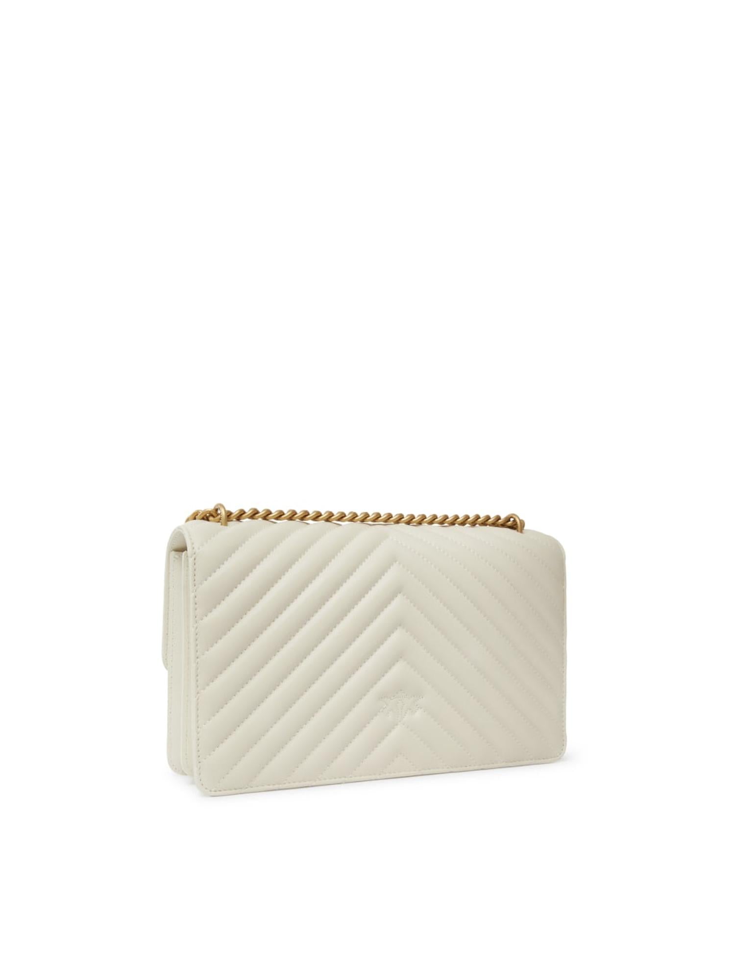 Borsa media a tracolla Love Bag One Chevron 100941 A0GKZ14Q PINKO 