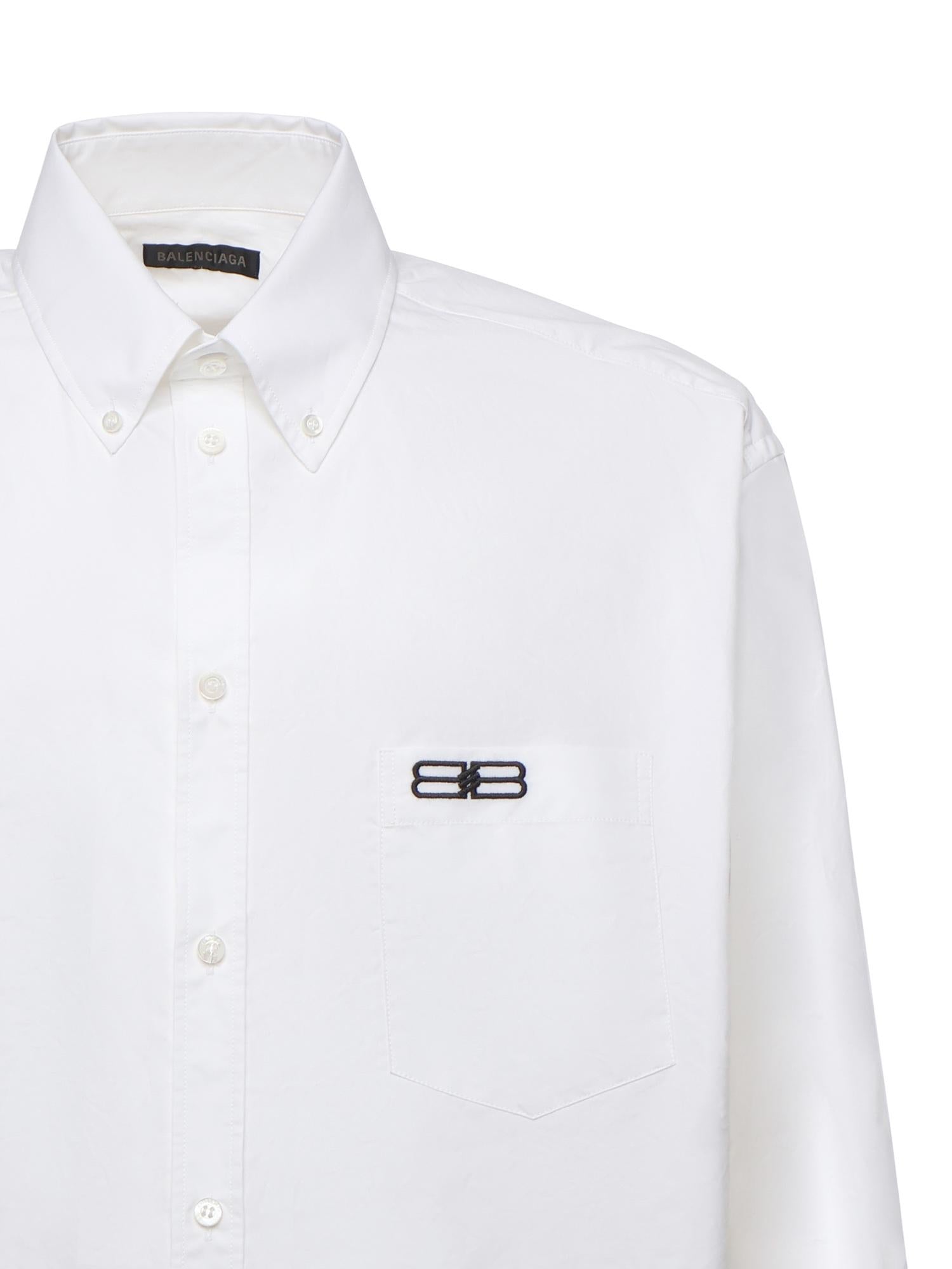 Camicia in popeline di cotone<BR/> 850816 TRM289000 BALENCIAGA 