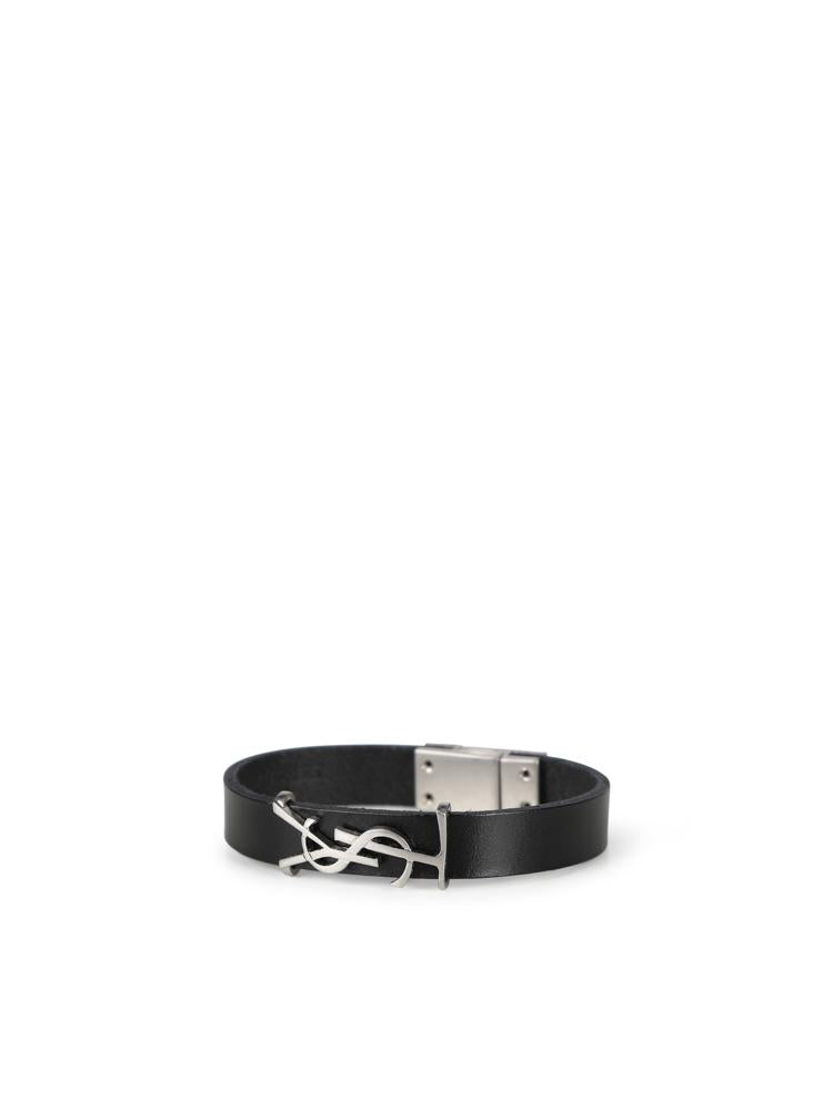 Bracciale Cassandre in pelle 708815 0IH0E1000 SAINT LAURENT 