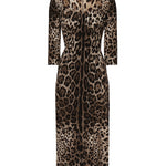 Abito bustier in stampa leo F6C1ET FSRKIHY13M DOLCE & GABBANA 