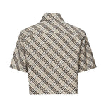Camicia cropped Check 8101121 C1849 BURBERRY 