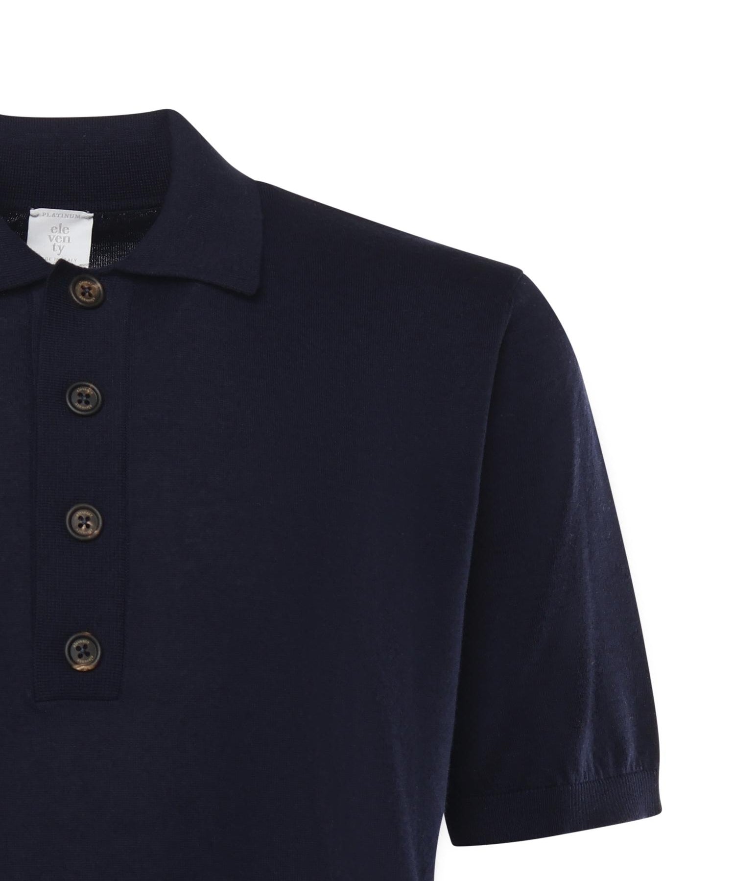 Polo in cotone e cashmere L76POLL10MAG0K007 11 ELEVENTY 