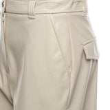 Pantaloni balloon effetto pelle soft touch 105371 A2P4C03 PINKO 