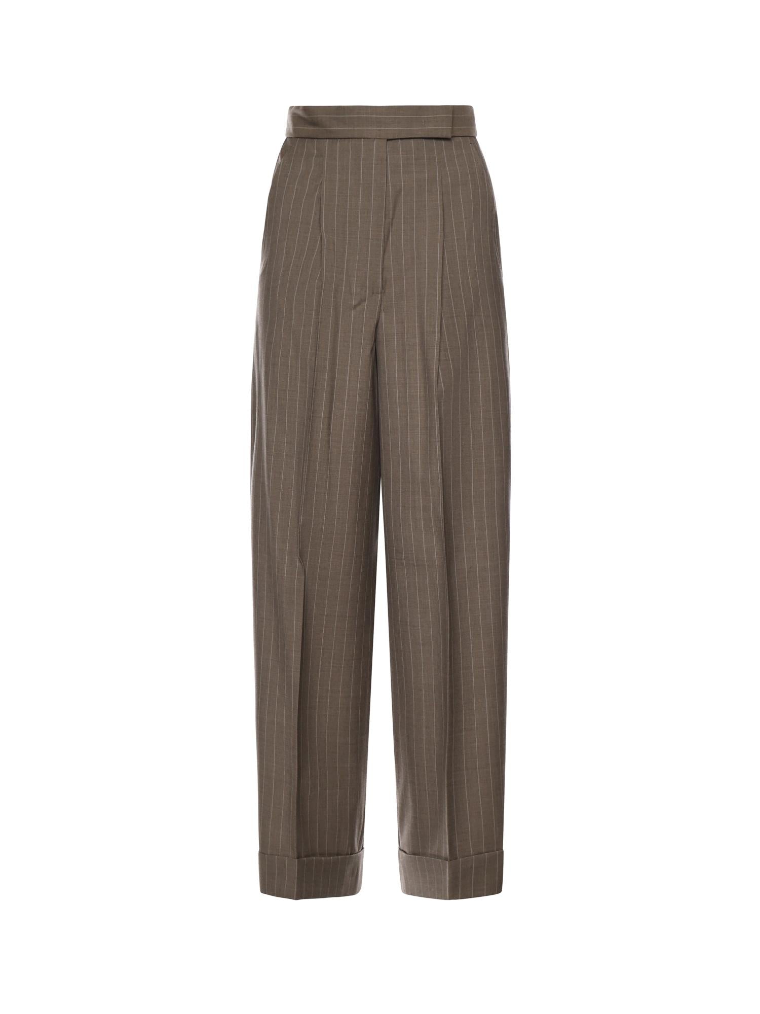 Pantalone in lana gessata 2611131151600 001 MAX MARA 