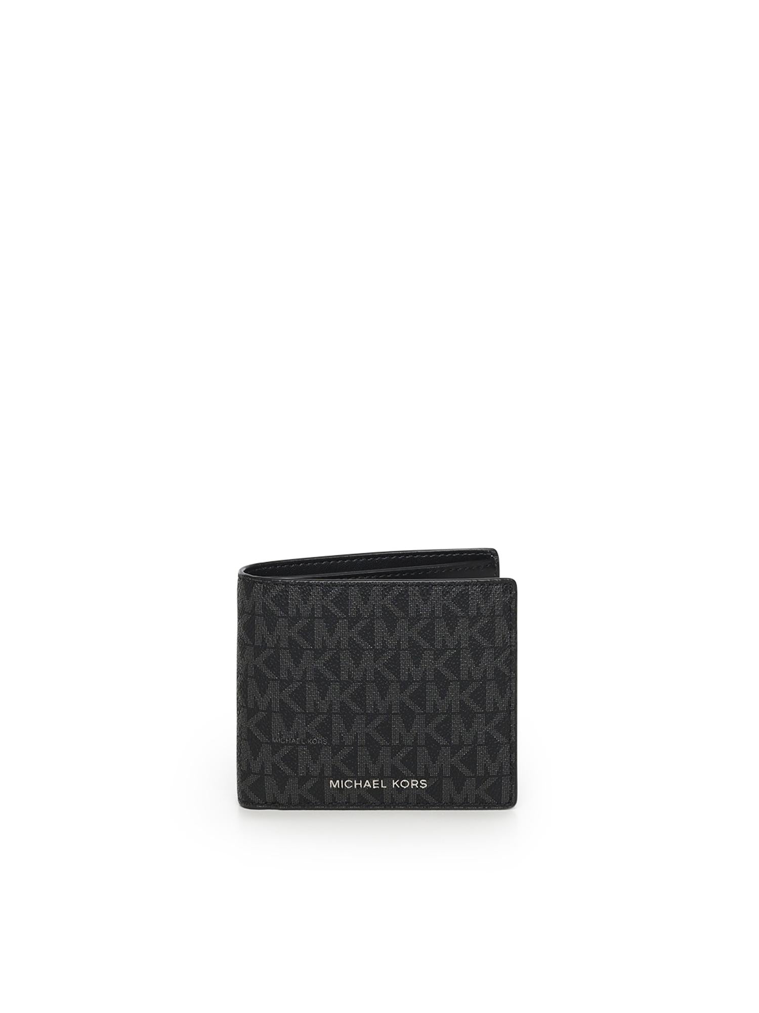 Portafoglio Greyson con logo 39F9LGYF5P 001 MICHAEL MICHAEL KORS 