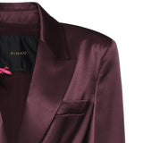 Giacca in satin con cintura 106589 A1Y5R57 PINKO 