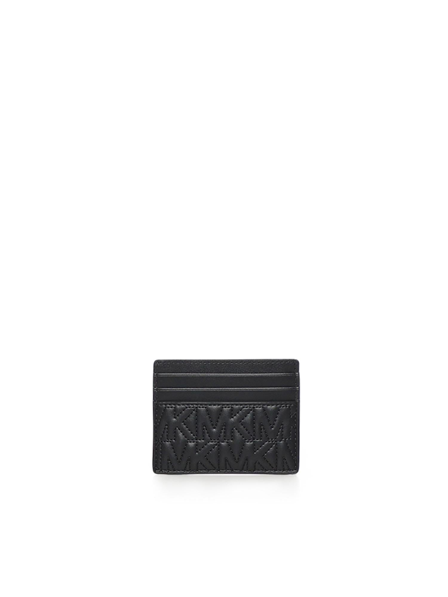 Portacarte Hudson trapuntato con logo 39R6SHDD2L 001 MICHAEL MICHAEL KORS 