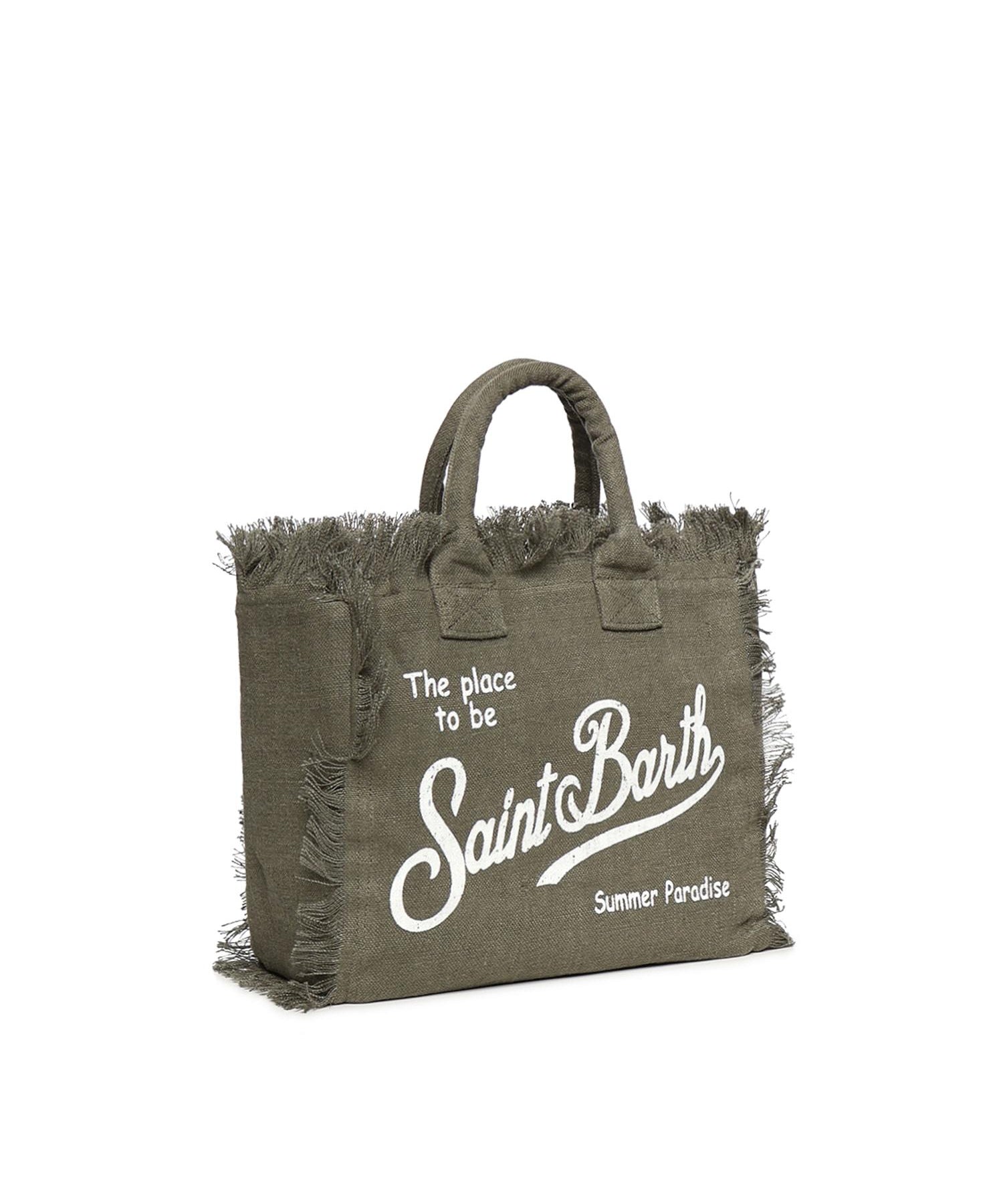 Borsa Colette in lino con logo COL0018 00144L MC2 SAINT BARTH 