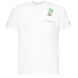 T-shirt Austin con ricamo e stampa AUS0001 05606H MC2 SAINT BARTH 
