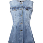 Top in denim 115167 1321 ROTATE 
