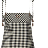 Mini abito a quadri MF5860 12OFF0964 MIU MIU 