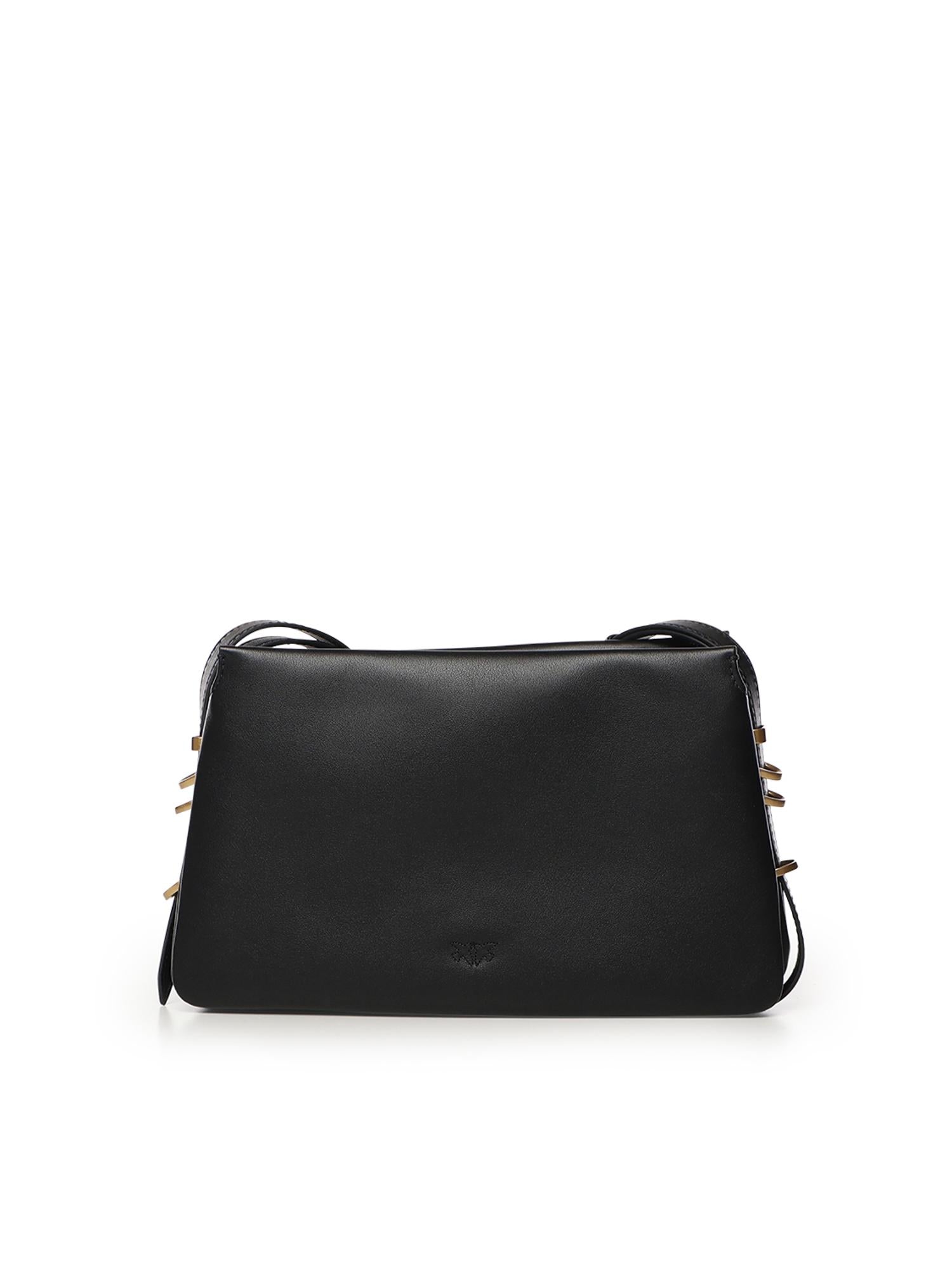 Borsa a tracolla Mini One, Two, Three Bag in pelle 105883 A0QOZ99Q PINKO 