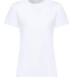 T-shirt mezze maniche ricamo logo 101752 A2HNZ04 PINKO 